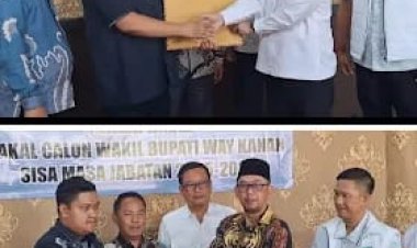 Dua Calon Wakil Bupati Way Kanan Resmi Mendaftar Ke DPRD — Siap Ikuti Tahapan Pemilihan!