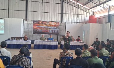 SEKITAR 200 WARGA IKUTI PENYULUHAN KARHUTLA MABES TNI, DANDIM TEKANKAN PENCEGAHAN DAN SINERGI