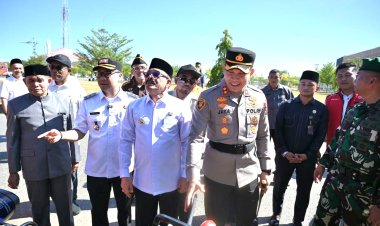 Perkuat Persatuan dan Kesiapsiagaan, Kapolres Pidie Hadiri Apel Kebangsaan dan Gelar Kesiapan Bencana 2026