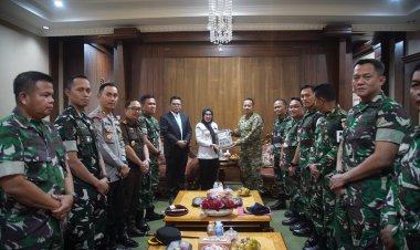 TIM KARHUTLA MABES TNI KUNJUNGI KABUPATEN WAY KANAN, PERKUAT SINERGI PENANGANAN KARHUTLA