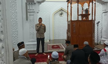 Subuh Keliling di Masjid Agung Babussalam, Kapolres Bener Meriah Mohon Doa dan Dukungan Masyarakat