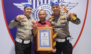 Kampung Tertib Lalu Lintas, Satlantas Polres Sukabumi Kota Sabet Juara 3 Tingkat Polda Jabar