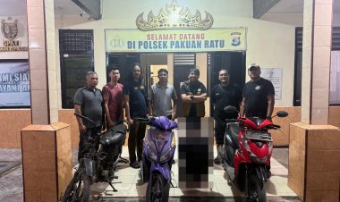 Polsek pakuan Ratu Ringkus Diduga Pelaku Curat dan Penggelapan Sepeda Motor