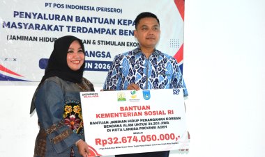 Pemerintah Kota Langsa Terima Bantuan Jadup dan Bufferstock Logistik dari Kemensos RI