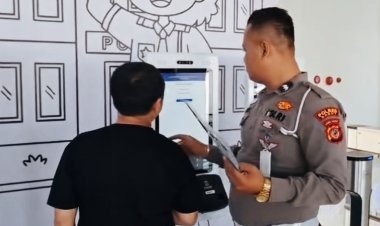 Satpas Polres Garut Giat Polantas Karib : Jelaskan Tahapan Dan Mekanisme Penerbitan SIM Langsung Kepada Masyarakat