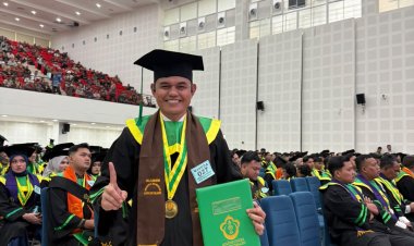 Raih Gelar Magister Teknik dengan Cepat, Kasat Reskrim Polres Lhokseumawe AKP Dr. Bustani Kembali Catat Prestasi Akademik