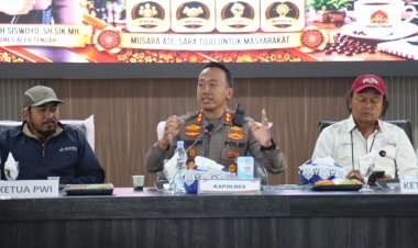 Secangkir Kopi, Satu Tujuan, Kapolres Aceh Tengah dan Insan Pers Perkuat Sinergi untuk Masyarakat