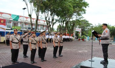 Kapolres Aceh Barat Pimpin Sertijab Empat Pejabat, Tingkatkan Kualitas Pelayanan Publik