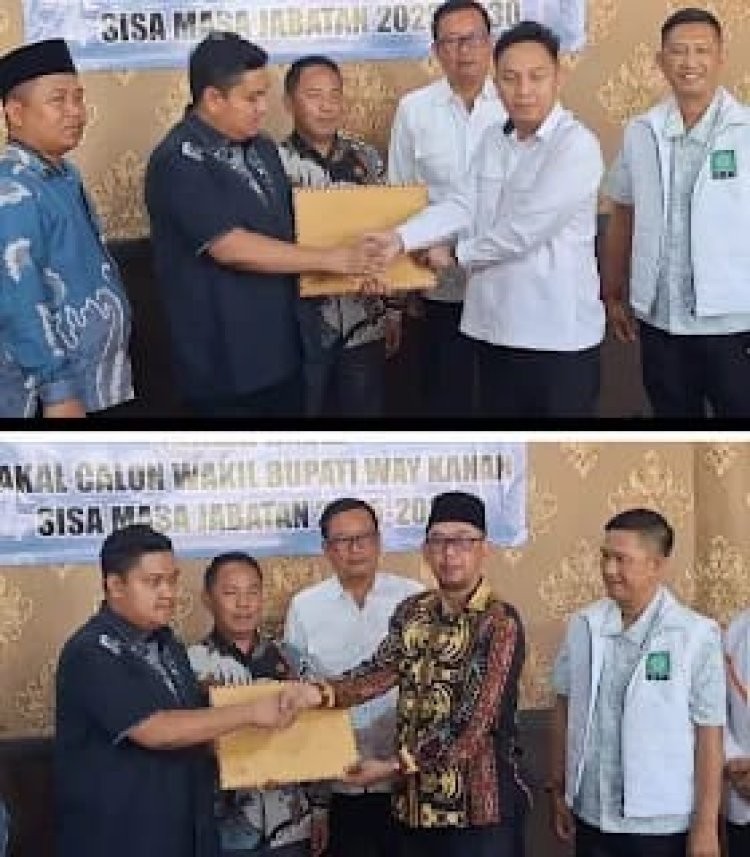 Dua Calon Wakil Bupati Way Kanan Resmi Mendaftar Ke DPRD — Siap Ikuti Tahapan Pemilihan!