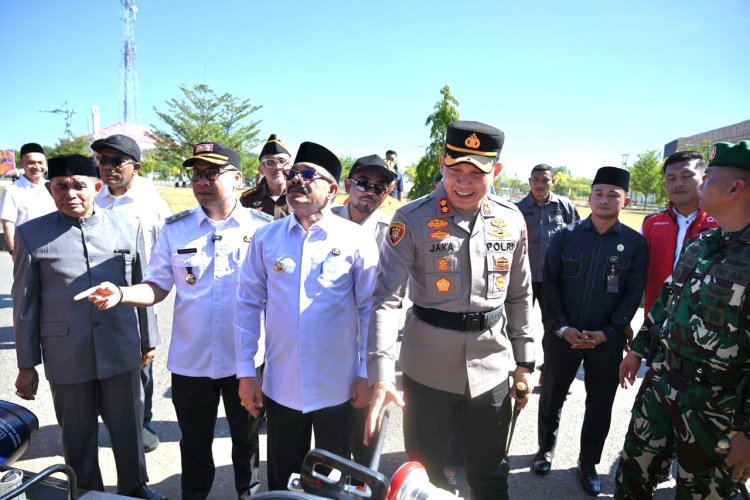 Perkuat Persatuan dan Kesiapsiagaan, Kapolres Pidie Hadiri Apel Kebangsaan dan Gelar Kesiapan Bencana 2026