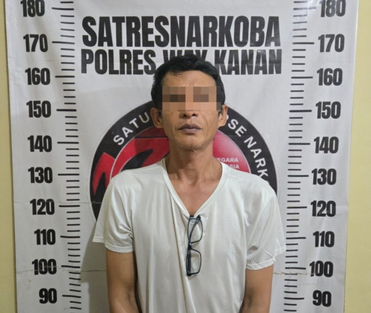 Diduga Edarkan Sabu, Seorang Pria Asal Km 5 Blambangan Umpu Diamankan Polres Way Kanan