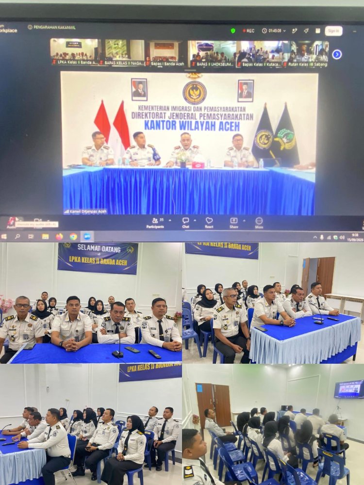 Siapkan RAKORNIS Kemenimipas, LPKA Banda Aceh Matangkan Data dan Program Kerja