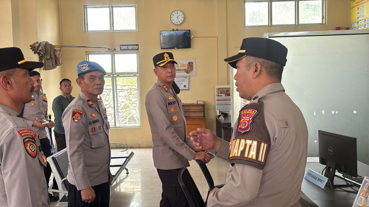 Hari Ketiga Menjabat, Kapolres Bener Meriah Cek Pelayanan Publik hingga Kondisi Tahanan