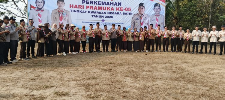 PERKEMAHAN HARI PRAMUKA KE-65, JADI MOMENTUM BENTUK KARAKTER GENERASI MUDA