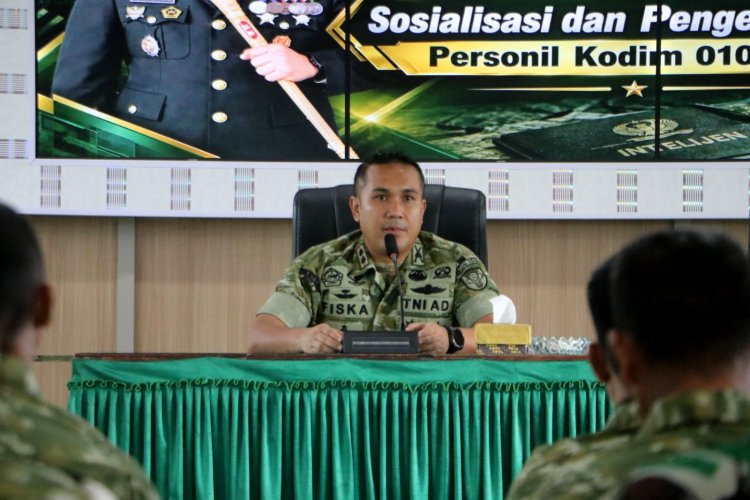 Cegah Penyalahgunaan Narkoba, Dandim 0104/Aceh Timur Perkuat Pengawasan Internal Prajurit