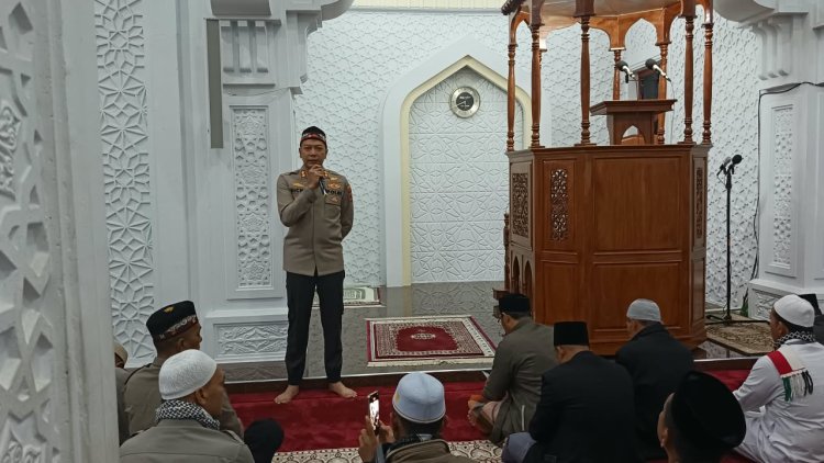 Subuh Keliling di Masjid Agung Babussalam, Kapolres Bener Meriah Mohon Doa dan Dukungan Masyarakat