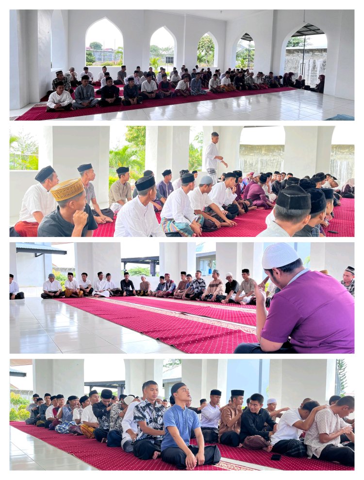 ABP LPKA Kelas II Banda Aceh Ikuti Diniyah Rutin, Pelajari Surat Al-Falaq dan Maknanya
