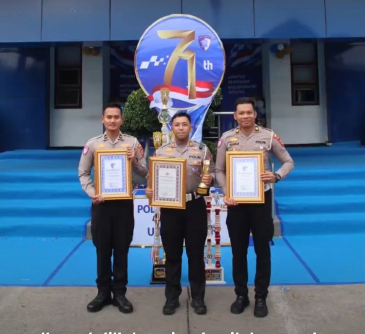 Rangkaian HUT Lalu Lintas ke-71, Satlantas Polres Majalengka Sabet Tiga Penghargaan Tingkat Polda Jabar