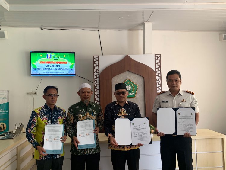 Tingkatkan Pembinaan Kepribadian Warga Binaan, Lapas Way Kanan Lakukan Penandatanganan PKS dengan Kemenag Kabupaten Way Kanan