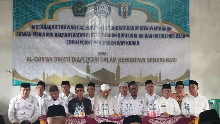 MTQ Ke-2 Tingkat Kabupaten Way Kanan Resmi Digelar — 75 Peserta dari 15 Kecamatan Siap Rebut Tiket ke MTQ Provinsi Lampung!