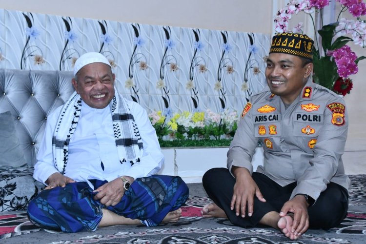 Kapolres Aceh Timur Silaturahmi ke Abu Paya Pasi, Perkuat Sinergi Polri dan Ulama