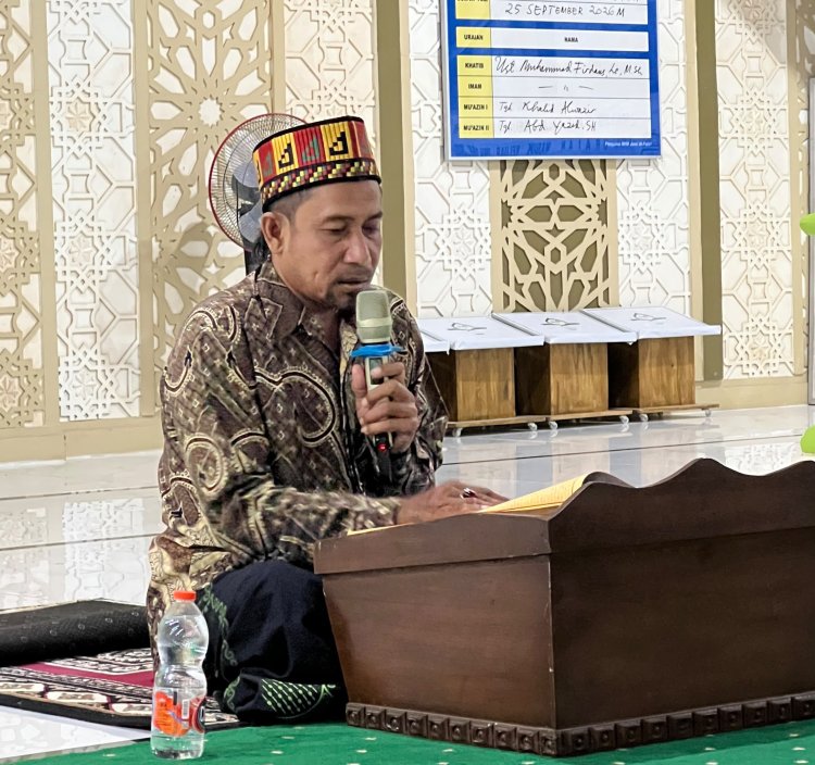 Pengajian Rutin Gudubang Aceh, Tgk Abi Maulana Jelaskan Tata Cara Wudhu yang Benar