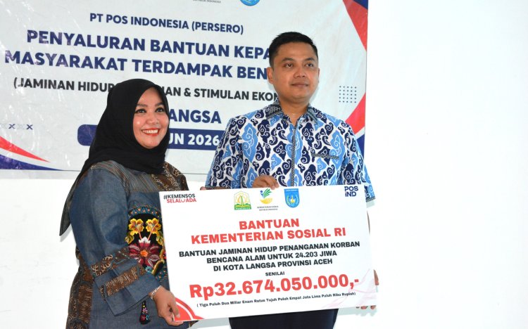 Pemerintah Kota Langsa Terima Bantuan Jadup dan Bufferstock Logistik dari Kemensos RI