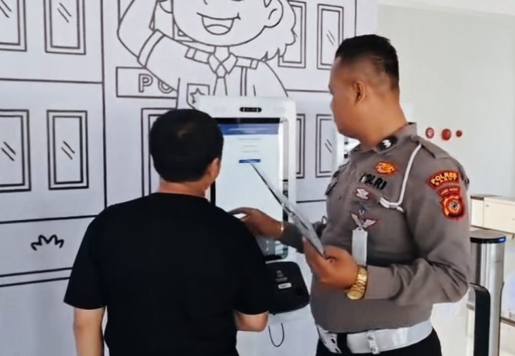 Satpas Polres Garut Giat Polantas Karib : Jelaskan Tahapan Dan Mekanisme Penerbitan SIM Langsung Kepada Masyarakat