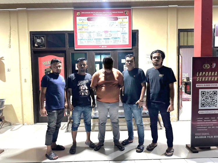URC Satreskrim Polres Pidie Tangkap Terduga Pelaku Penipuan Rp216 Juta Berkedok Kelulusan Bintara Polri