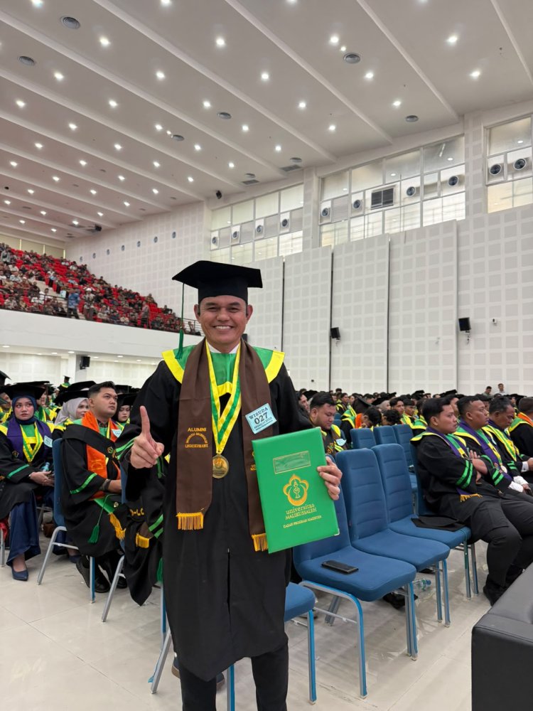 Raih Gelar Magister Teknik dengan Cepat, Kasat Reskrim Polres Lhokseumawe AKP Dr. Bustani Kembali Catat Prestasi Akademik