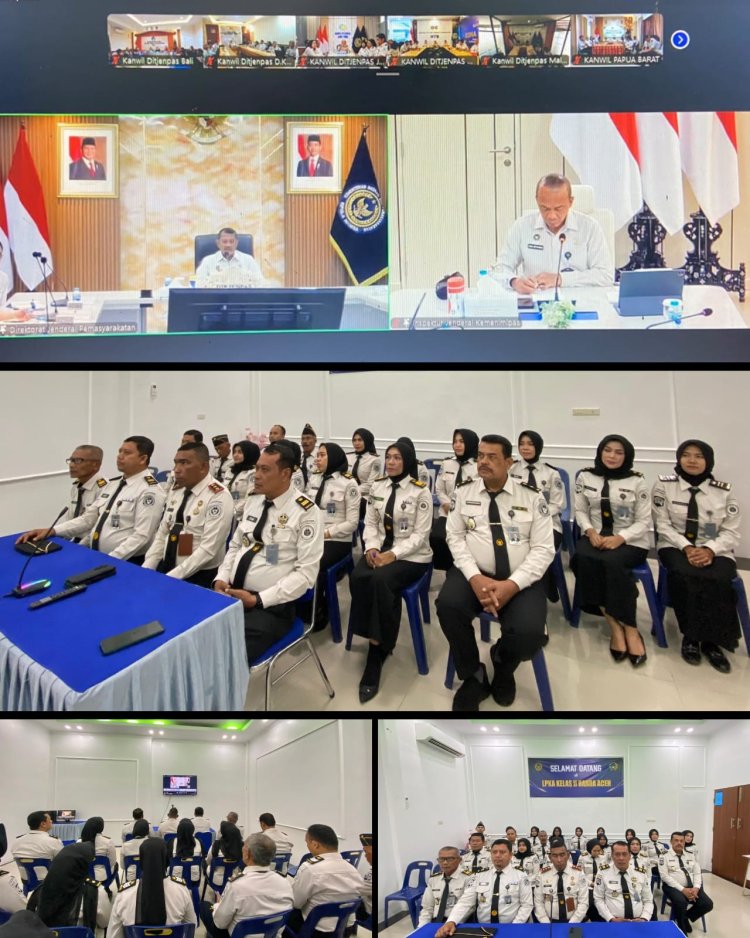 Jajaran LPKA Banda Aceh Ikuti Arahan Nasional, Perkuat Disiplin dan Transparansi Pelayanan