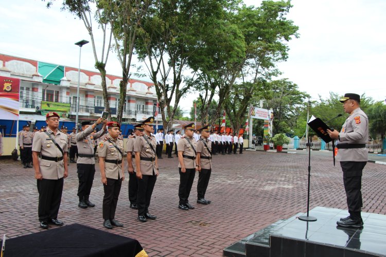 Kapolres Aceh Barat Pimpin Sertijab Empat Pejabat, Tingkatkan Kualitas Pelayanan Publik