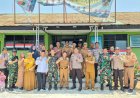 Sinergitas TNI-Polri di Banjit, Kapolsek dan Camat Beri Ucapan HUT TNI ke-81
