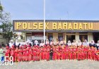 Polisi Sahabat Anak, Polsek Baradatu Terima Kunjungan Siswa TK Islam Muslimin