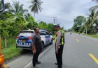 Cegah Guantibmas dan Lakalantas, Satlantas Polres Nagan Raya Intensifkan Patroli Minggu Siang