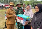 Wujud Kepedulian TNI, Kodim 0427/Way Kanan Salurkan Bantuan Sosial kepada Warga Gunung Sangkaran