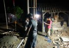 Malam Bukan Penghalang, Satgas TMMD dan Warga Gunung Sangkaran Berjuang Cari Sumber Air