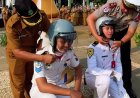 Satlantas Polres Subang Sosialisasikan Program GABIN di SMKN 2 Subang, Ajak Pelajar Utamakan Keselamatan