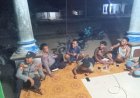 Perkuat Kamtibmas, Kapolsek Negara Batin Cek Pos Kamling di Kota Jawa