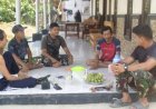 Pererat Kemanunggalan TNI-Rakyat, Satgas TMMD ke-130 Kodim 0427/Way Kanan Jalin Kebersamaan di Waktu Istirahat