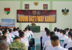 Dandim 0427/Way Kanan Berikan Pembekalan Rekrutmen TNI AD, Siapkan Generasi Muda Menjadi Prajurit Profesional