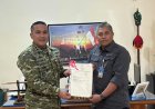 Dandim 0104/Atim Terima Sertifikat Tanah Koramil 15/Peureulak Barat, Perkuat Kepastian Hukum Aset TNI-AD