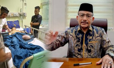 Peduli Kondisi Akmal Maha, Haji Uma Utus Staf Jenguk Pasien Anak di RSUDZA
