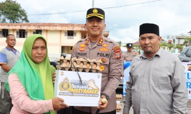Sanjung Masyarakat, Kapolres Aceh Tengah Hadir Berbagi untuk Warga yang Membutuhkan