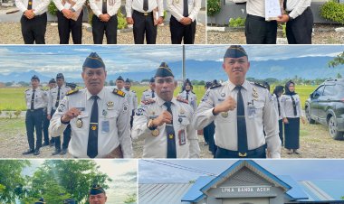 Kenaikan Pangkat Dua Pegawai LPKA Banda Aceh, Yusnaidi: Ini Penghargaan Sekaligus Amanah