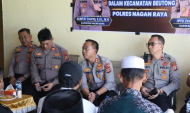 Kapolres Nagan Raya Temu Ramah dengan Tokoh Masyarakat Kecamatan Beutong, Perkuat Silaturahmi dan Sinergitas