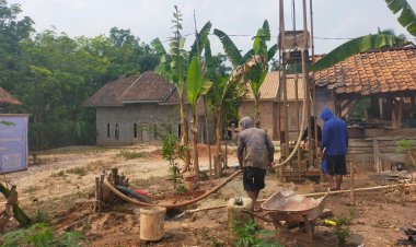 TMMD ke-130 Kodim 0427/Way Kanan Bangun Sumur Bor, Bantu Penuhi Kebutuhan Air Bersih Warga