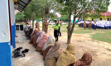Lewat Program POLIDIK, Satlantas Polres Aceh Utara Dorong Guru Jadi Pelopor Keselamatan Berlalu Lintas