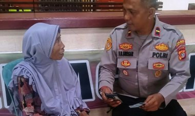Polsek Peureulak Barat Bantu Warga Daftar Bantuan Sosial Pemerintah