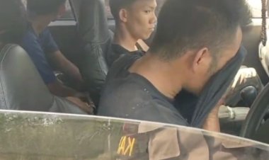 Beredar Video di Grup WA ,   Lima Orang Diduga Ambil denamo , Milik Almarhum Drs. Ali Rahman, M.T. Kini Di Polsek Umpu Semenguk